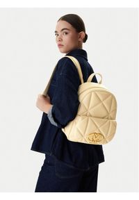 Love Moschino - LOVE MOSCHINO Plecak JC4037PP1OLC0129 Beżowy. Kolor: beżowy. Materiał: skóra #1