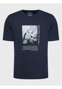 Ecoalf T-Shirt Serta GATSSERTA8031MW22 Granatowy Regular Fit. Kolor: niebieski. Materiał: bawełna