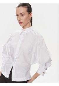 Elisabetta Franchi Koszula CA-017-41E2-V300 Biały Regular Fit. Kolor: biały. Materiał: bawełna #4