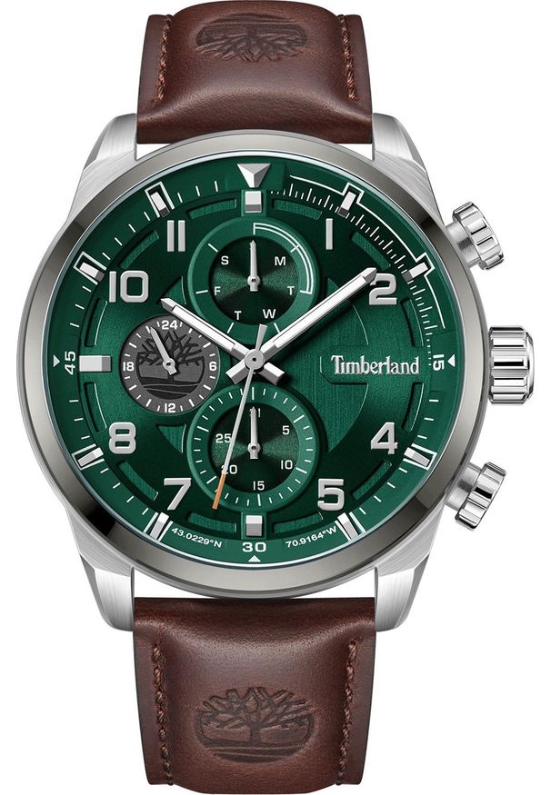 Zegarek Timberland Zegarek męski Timberland TBL.TDWGF2201101 brązowy. Kolor: brązowy