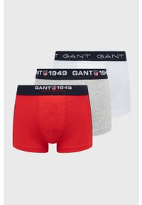 GANT - Gant Bokserki (3-pack) męskie kolor biały. Kolor: biały