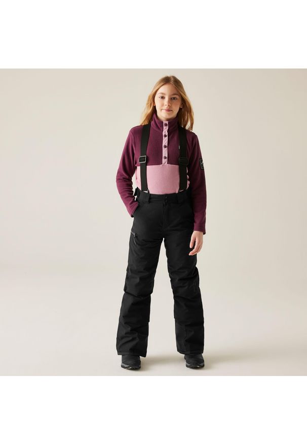 DARE 2B - Spodnie narciarskie dziecięce z membraną Pow II Dare 2b. Kolor: czarny. Materiał: poliester, polar, tkanina. Sezon: zima. Sport: narciarstwo