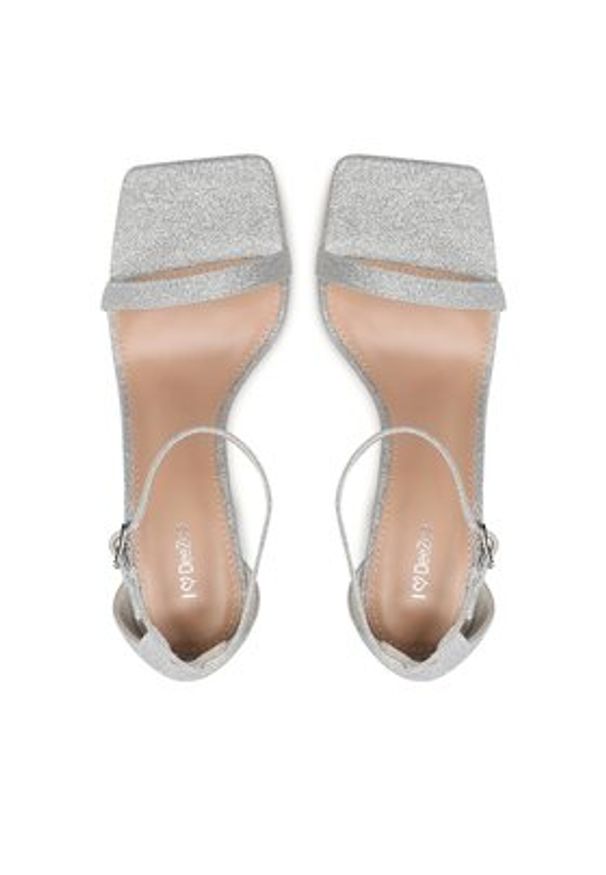 DeeZee Sandały FB89725-19 Srebrny. Kolor: srebrny. Materiał: materiał