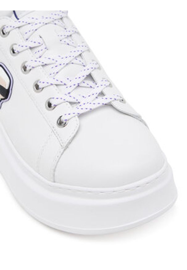 Karl Lagerfeld - KARL LAGERFELD Sneakersy Anakapri KL63530N Biały. Kolor: biały. Materiał: skóra