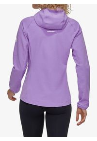 Bluza z kapturem damska Mammut Madris Light ML Hooded Jacket. Typ kołnierza: kaptur. Kolor: fioletowy