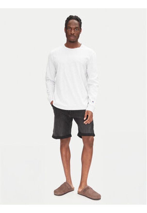 Jack & Jones - Jack&Jones Szorty jeansowe Rick 12269608 Czarny Regular Fit. Kolor: czarny. Materiał: bawełna
