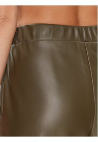 MAX&Co. Spodnie z imitacji skóry Creativo 77840723 Brązowy Relaxed Fit. Kolor: brązowy. Materiał: syntetyk, skóra #7
