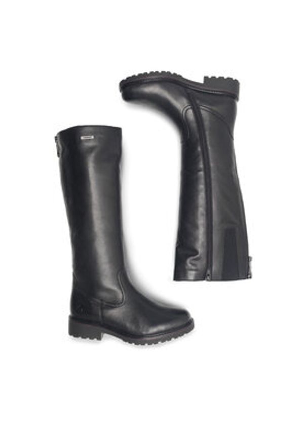 Remonte Oficerki R6576-01 Czarny. Kolor: czarny. Materiał: skóra