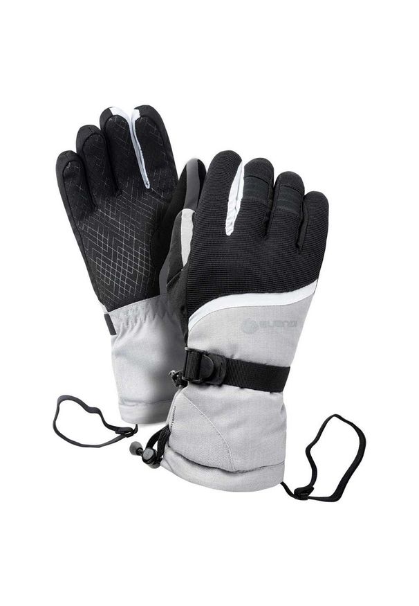 Iguana - Damskie Rękawice Narciarskie Kano. Kolor: czarny, szary, wielokolorowy. Sezon: zima. Sport: narciarstwo