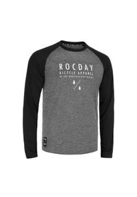 ROCDAY - Koszulka rowerowa MTB męska Rocday Manual Sanitized®. Kolor: biały, wielokolorowy, szary. Materiał: jersey #1