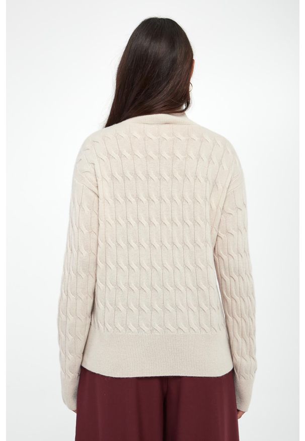 Marella Sport - Sweter damski wełniany Aereo MARELLA SPORT. Materiał: wełna. Styl: sportowy