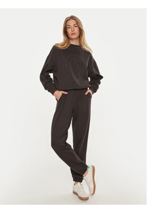 Athlecia Bluza Damla EA243331 Brązowy Loose Fit. Kolor: brązowy. Materiał: bawełna, syntetyk