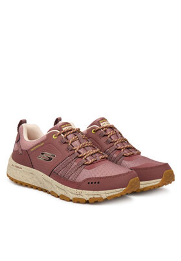 skechers - Skechers Trekkingi Escape Plan 180061/MVE Różowy. Kolor: różowy. Materiał: materiał