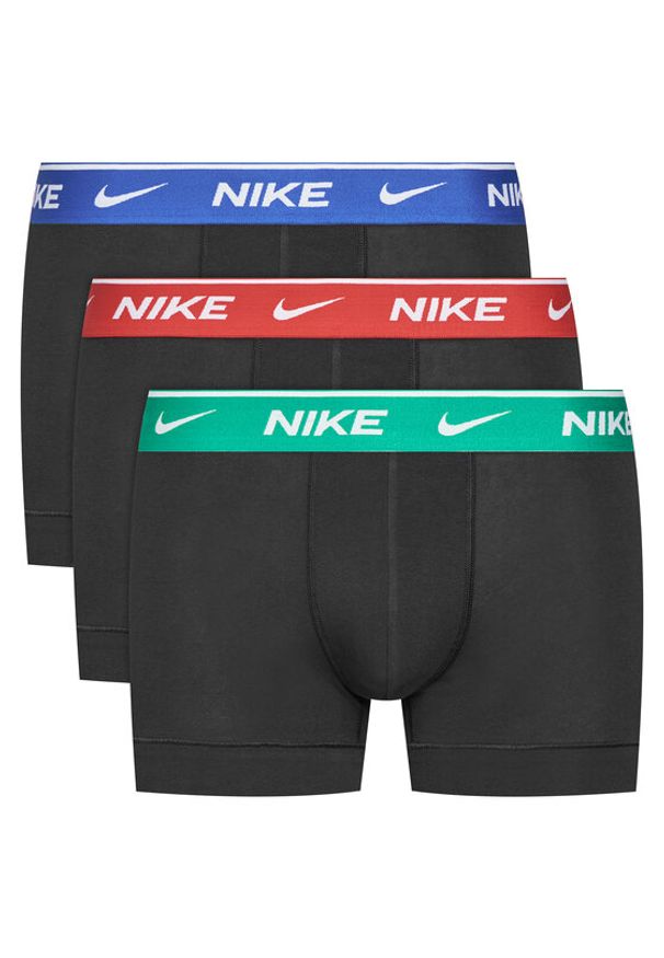 Nike Komplet 3 par bokserek Trunk 0000KE1008 Czarny. Kolor: czarny. Materiał: bawełna