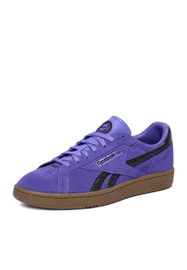Reebok Sneakersy EO-CLUB C GROUNDS UK 100228140 Fioletowy. Kolor: fioletowy. Materiał: zamsz, skóra. Model: Reebok Club