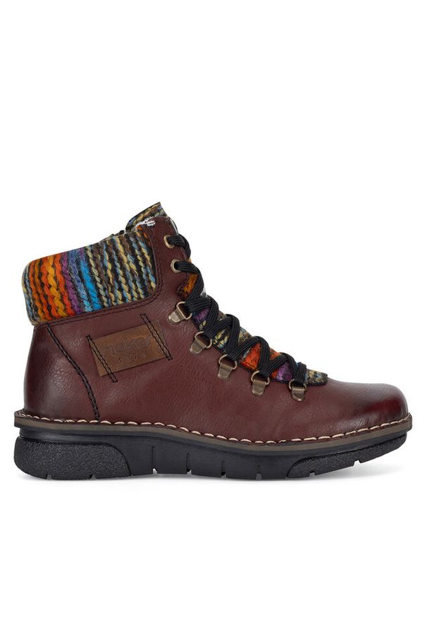 Trzewiki Rieker. Kolor: czerwony