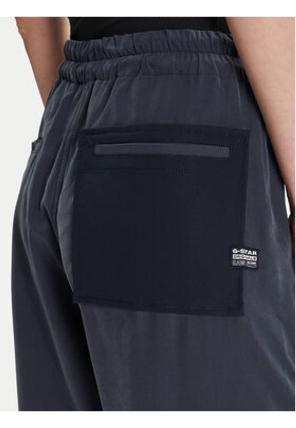 G-Star RAW - G-Star Raw Spodnie materiałowe Tone On Tone D27036-D522 Niebieski Relaxed Fit. Kolor: niebieski. Materiał: wiskoza