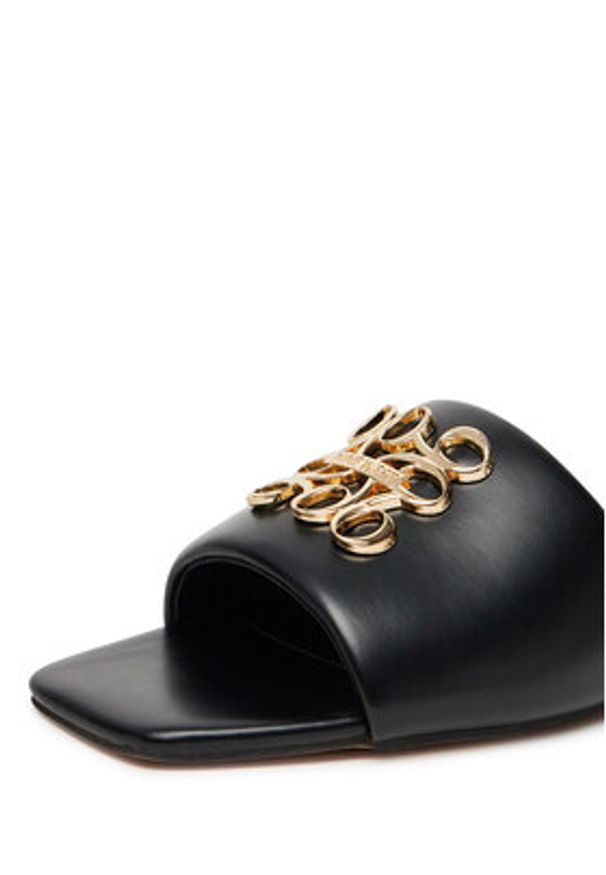 Nine West Klapki SMRL393663-02 Czarny. Kolor: czarny. Materiał: materiał, syntetyk