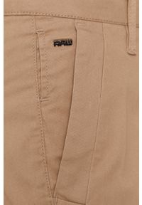 G-Star RAW - G-Star Raw Spodnie D03166.5488 damskie kolor beżowy fason chinos medium waist. Kolor: beżowy. Materiał: tkanina. Wzór: gładki #3