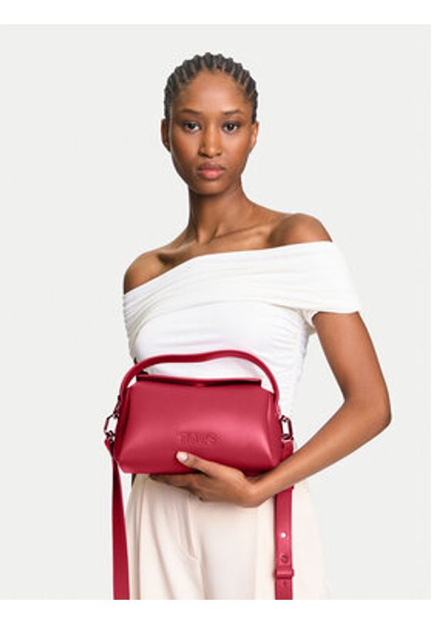 Tous - TOUS Torebka Bloom 2002206225 Różowy. Kolor: różowy. Materiał: skórzane