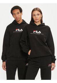 Fila Bluza Unisex Brunssum FAU0145 Czarny Regular Fit. Kolor: czarny. Materiał: bawełna