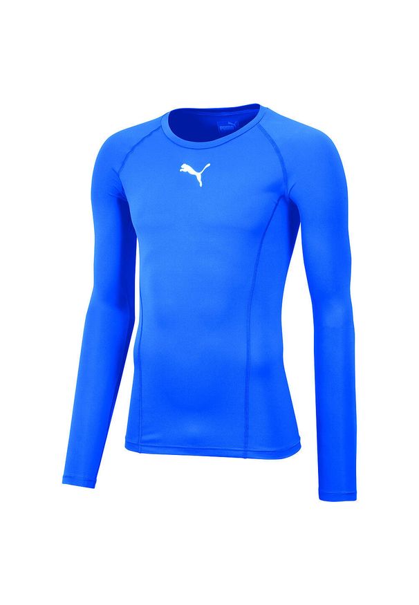 Koszulka męska Puma Liga Baselayer Tee LS. Kolor: niebieski. Sport: piłka nożna