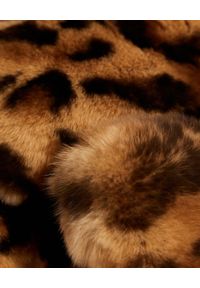 YVES SALOMON PARIS - Futrzany płaszcz w cętki. Kolor: brązowy. Materiał: futro. Długość rękawa: długi rękaw. Długość: długie. Wzór: aplikacja. Styl: klasyczny #3