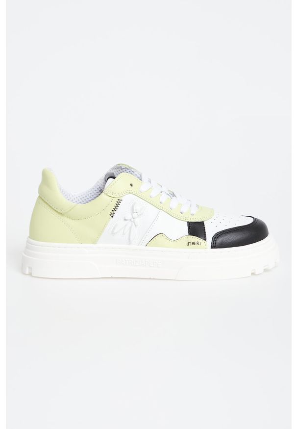 Patrizia Pepe - Sneakersy damskie skórzane PATRIZIA PEPE. Materiał: skóra