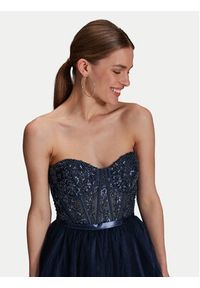 Hey Kyla Sukienka wieczorowa 5AI073HK Granatowy Regular Fit. Kolor: niebieski. Materiał: syntetyk. Styl: wizytowy #2