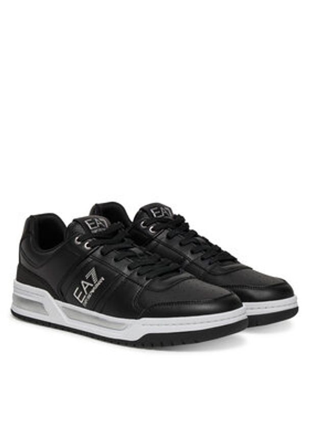 EA7 Emporio Armani Sneakersy X8X234 XK422 R939 Czarny. Kolor: czarny. Materiał: skóra