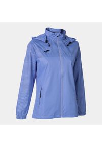 Kurtka do piłki nożnej damska Joma Montreal przeciwdeszczowa. Kolor: niebieski. Sport: piłka nożna, tenis #1