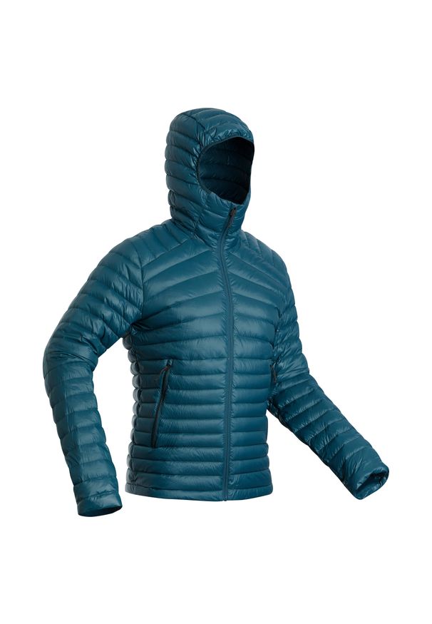 FORCLAZ - Kurtka trekkingowa męska puchowa Forclaz MT100 - 5°C. Materiał: puch