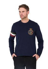 Aeronautica Militare - AERONAUTICA MILITARE Granatowy longsleeve 100th anniversary. Kolor: niebieski. Długość rękawa: długi rękaw #7