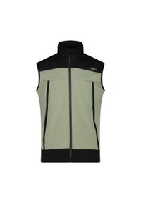 Kamizelka z kapturem CMP. Typ kołnierza: kaptur. Kolor: zielony. Długość rękawa: bez rękawów. Sport: narciarstwo #1