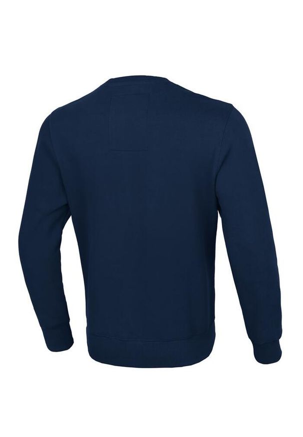 PITBULL - Bluza męska Pitbull Small Logo. Kolor: niebieski. Sport: fitness