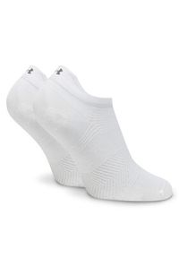 Under Armour Zestaw 3 par niskich skarpet unisex UA ArmourDry® Run 1386237 Biały. Kolor: biały. Materiał: materiał, poliester. Sport: bieganie
