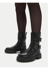 Jenny - JENNY Botki CEO-WS6572-03 Czarny. Kolor: czarny. Materiał: materiał, syntetyk #5