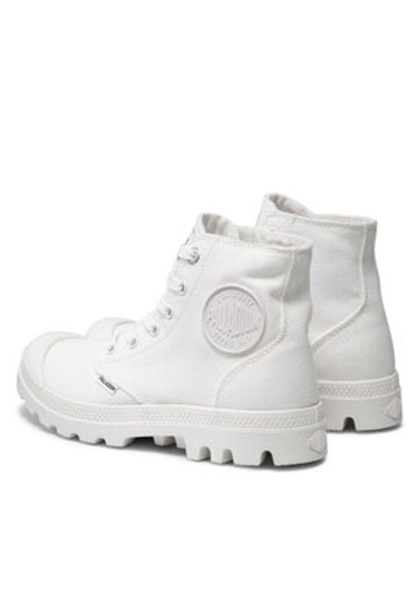 Palladium Trapery Pampa Hi Mono U 73089-116-M Biały. Kolor: biały. Materiał: materiał