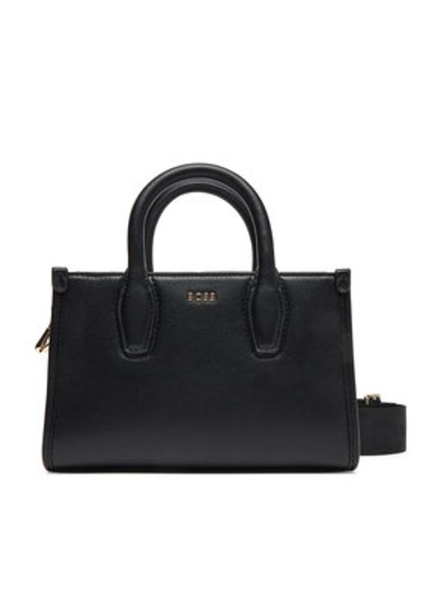 BOSS Torebka Sandy SM 50547766 Czarny. Kolor: czarny. Materiał: skórzane