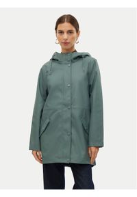 Vero Moda Kurtka przeciwdeszczowa Malou 10266982 Zielony Regular Fit. Kolor: zielony. Materiał: syntetyk