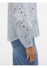 Vero Moda Koszula Ida 10303333 Błękitny Regular Fit. Kolor: niebieski. Materiał: bawełna