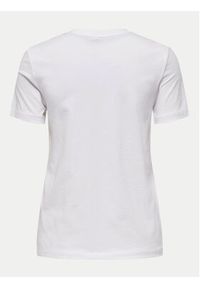 only - ONLY T-Shirt Kita 15332698 Biały Regular Fit. Kolor: biały. Materiał: bawełna #4