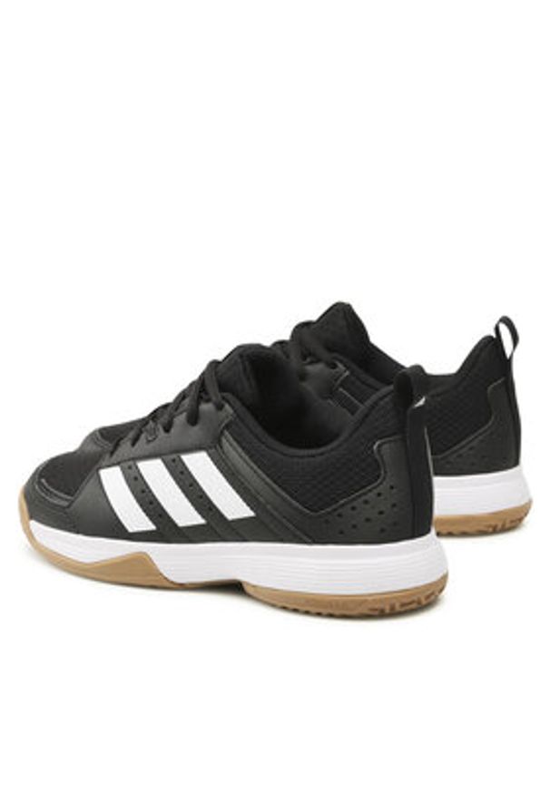 Adidas - adidas Buty halowe Ligra 7 Kids FZ4681 Czarny. Kolor: czarny. Materiał: materiał