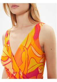 Joseph Ribkoff Sukienka letnia 242015 Pomarańczowy Regular Fit. Kolor: pomarańczowy. Materiał: syntetyk. Sezon: lato #2