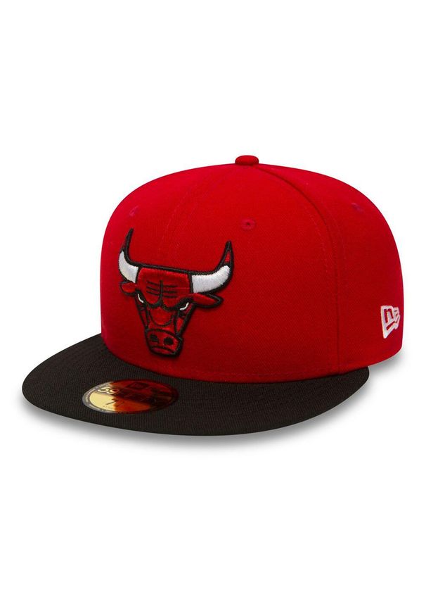Czapka z daszkiem New Era 59FIFTY NBA Chicago Bulls Fullcap 10861624. Kolor: czerwony