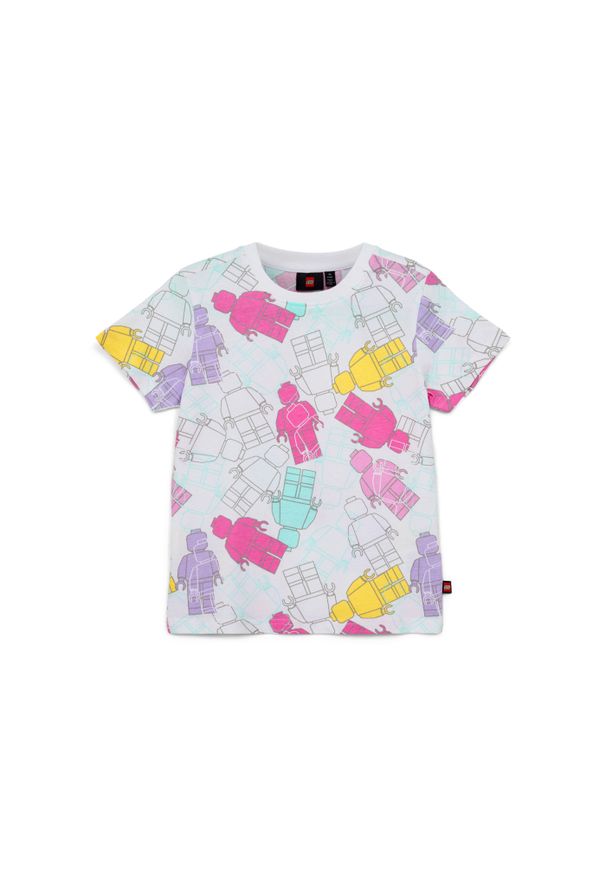 Koszulka Dziecięca LEGO Tano 202 Kolorowa. Kolor: wielokolorowy. Wzór: kolorowy