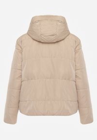 Renee - Czarna Pikowana Kurtka Dwustronna Wykończona Sznurkami Atitoria. Okazja: na co dzień. Kolor: czarny. Materiał: jeans. Styl: casual, klasyczny #5