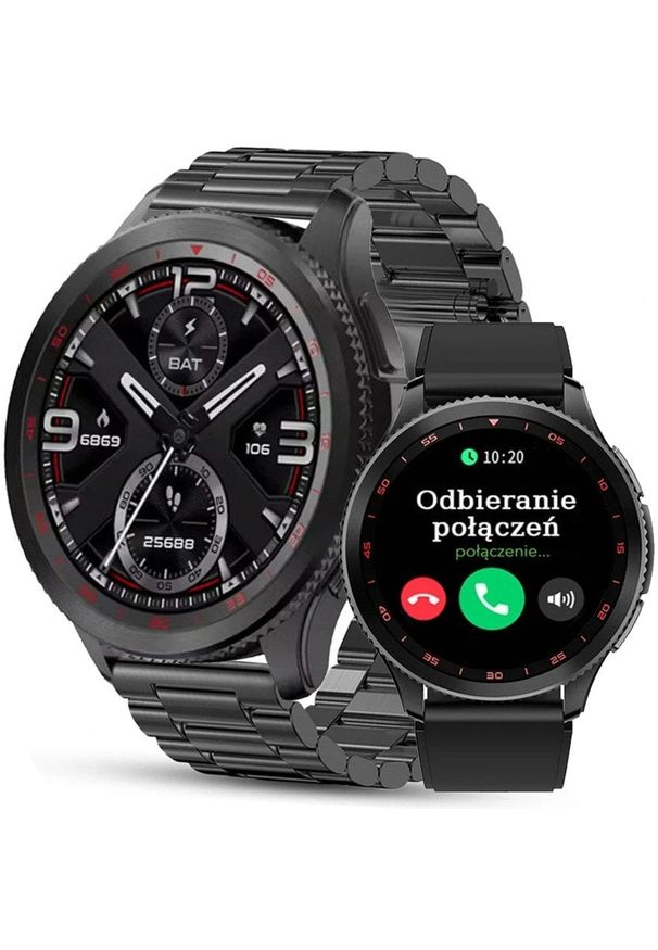 Smartwatch męski Rubicon RNCF45 / 2 paski. Rodzaj zegarka: smartwatch