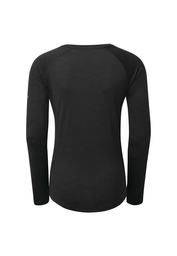 DARE 2B - Damska Koszulka Z Długim Rękawem Discern. Kolor: czarny. Długość rękawa: długi rękaw. Długość: długie. Sport: turystyka piesza