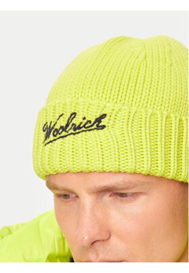 Woolrich Czapka CFWOAC0288MRUF0428 Zielony. Kolor: zielony. Materiał: materiał, wełna